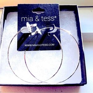 Silver Hoop Earrings